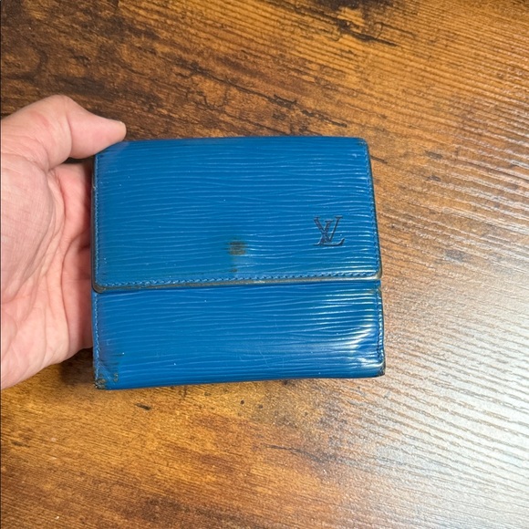Louis Vuitton Teal Wallet - Picture 1 of 6
